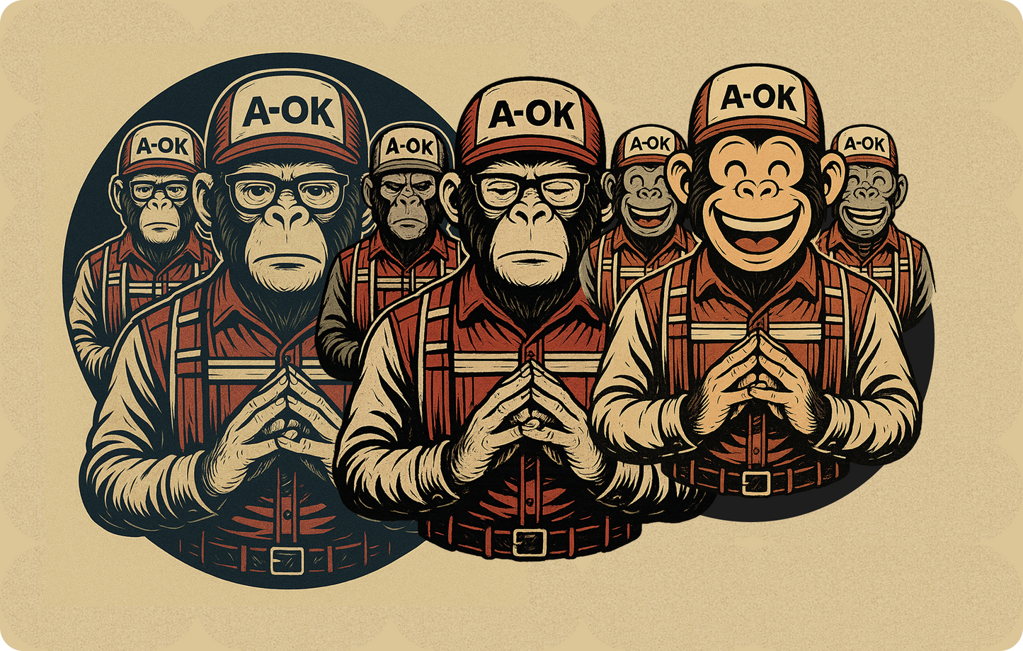 MIXTURE OF APES — Finetuned Personalities Tee